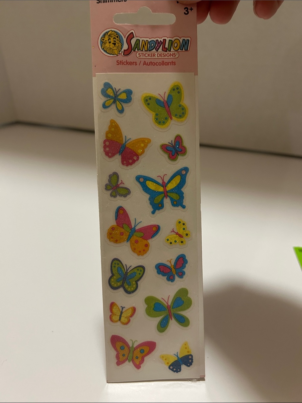 Sandylion Butterfly Sticker Sheet - Multicolor/Glitter